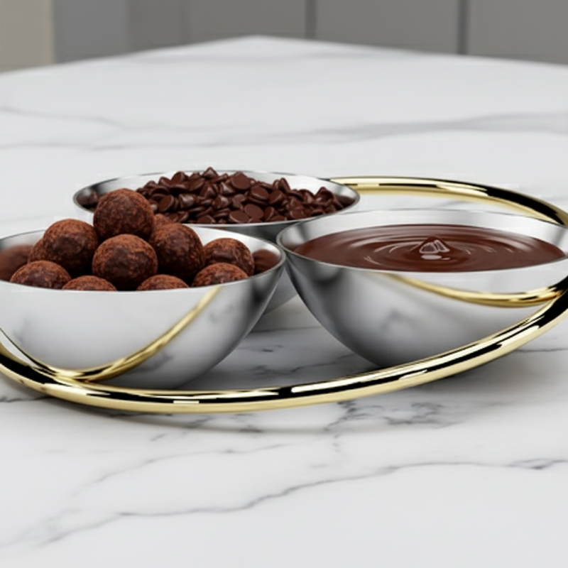 Anna Ring Conjoined Bowls, Set of 3