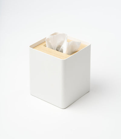 Rin Tissue Box Cover - Square - Steel