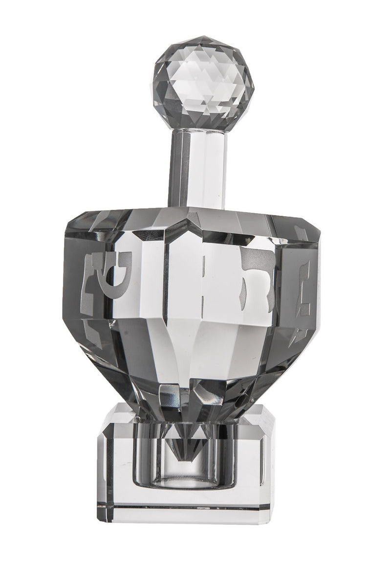 CRYSTAL DREIDEL WITH STAND