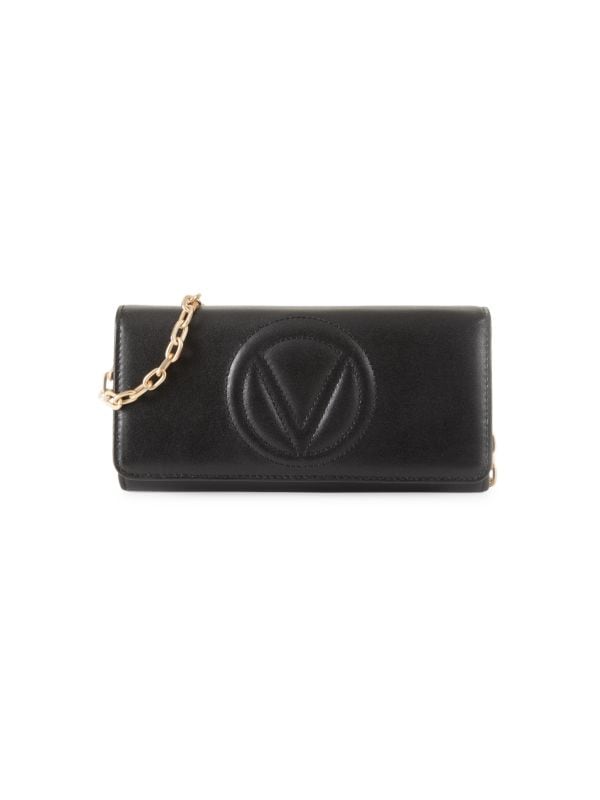 VALENTINO BY MARIO VALENTINO Ajah Dollaro Leather Chain Wallet