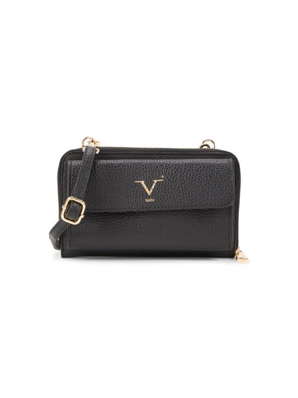 Registered Trademark of Versace 19.69 Leather Wallet On A Chain