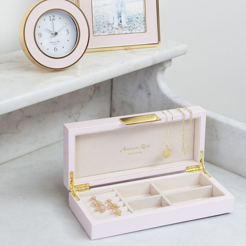Pink & Gold Lacquer Jewlery Box