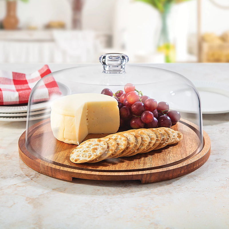 Wood Tray with Acrylic Lid