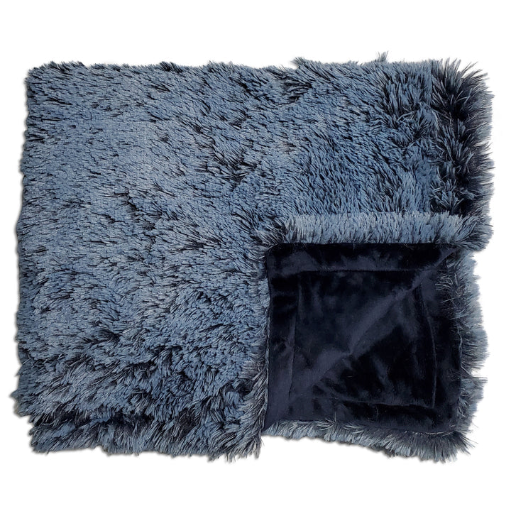 Winx + Blinx Shaggy Navy Minky Blanket