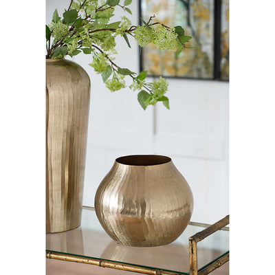 Aluminum Gold Jug Shaped Decorative Vase