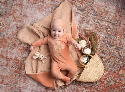 Tricot Bebe Sherpa  Footie Set