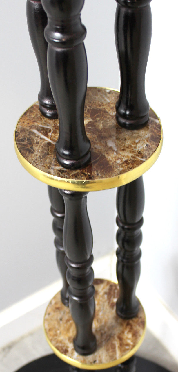 Extra Tall Espresso Wooden Valet Stand-54 in.