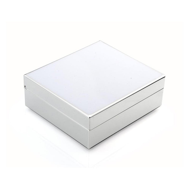 White & Silver Box