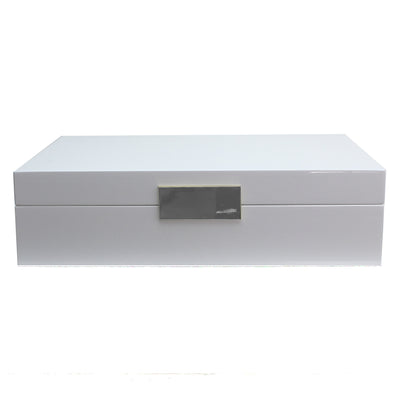 White & Gold Jewelry Box