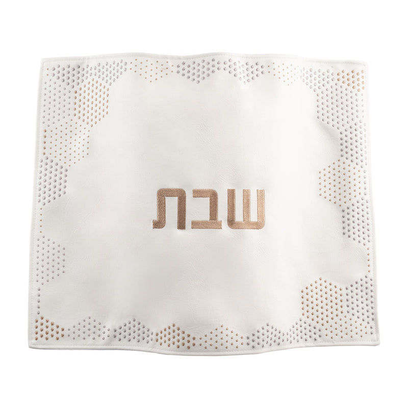 Hexagon Dot Border Challah Cover
