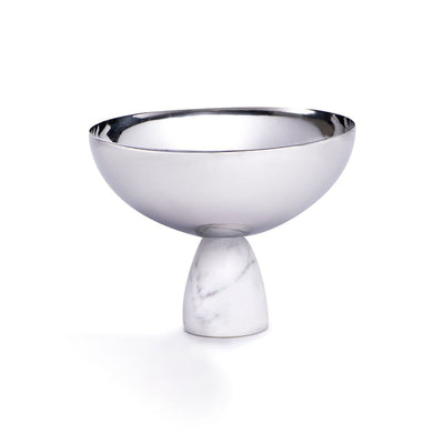 ANNA NY Coluna Marble Nut Bowl Gold/Silver