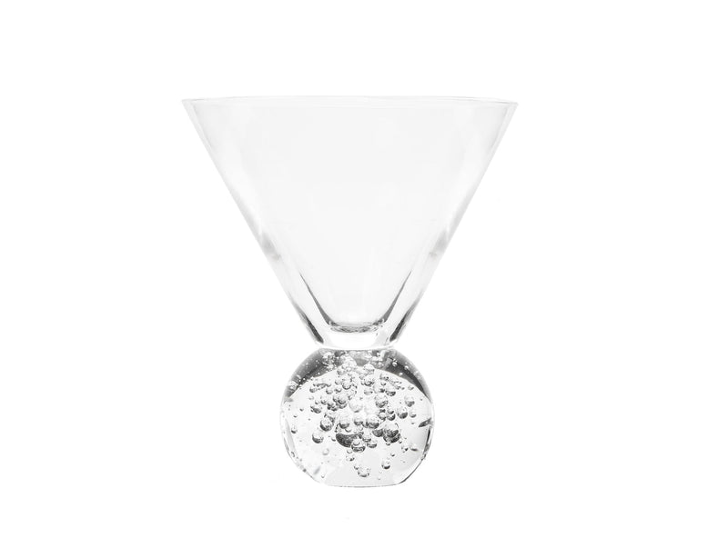 Set of 4 Dessert Cups on Crystal Ball Pedestal