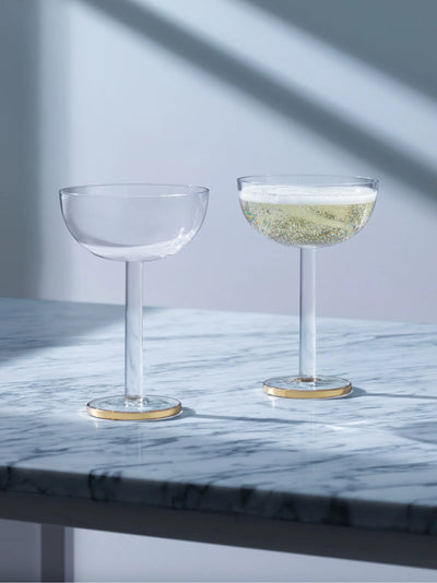 Luca Coupe Glass 7oz Set of 2