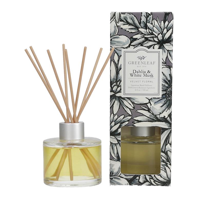 Dahlia Reed Diffuser Dahlia & White Musk Signature Reed Diffuser – Decorative Gifts
