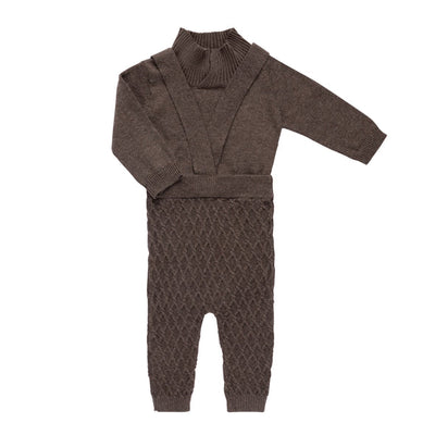 Tricot Bebe Braided Knit Romper