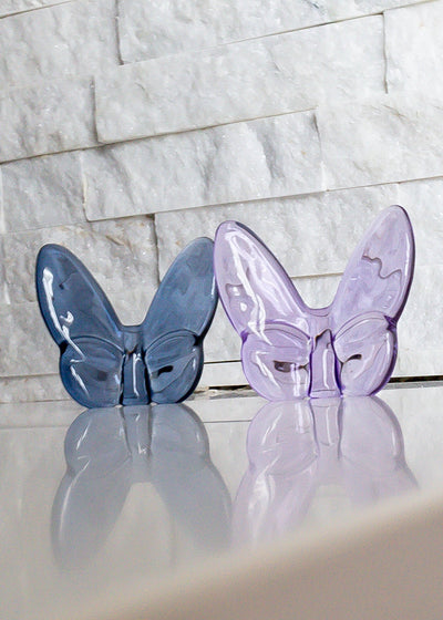 Le Mariposa Exclusive Crystal Butterfly Home Decor in Navy