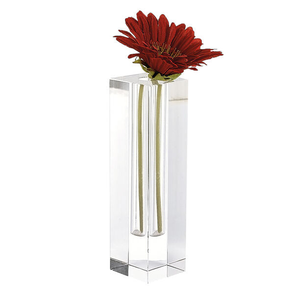 Donovan Handcrafted Square 8.75″ Optical Crystal Vase