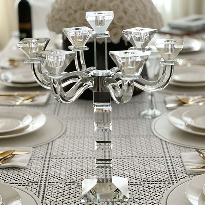 Crystal Candelabra Square Design