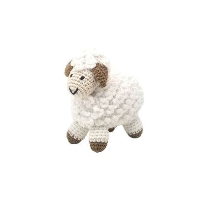 Little Crochet Lamb Baby Toy, Handmade