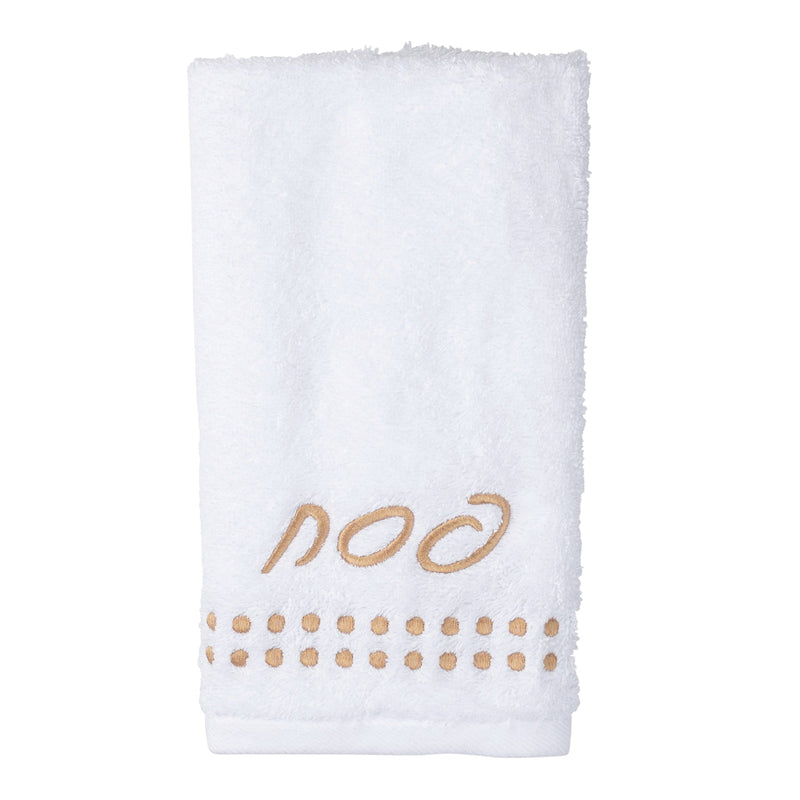 Pesach Dot Border Finger Towel