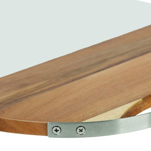 Wood & Stone Serving Board - True Blue