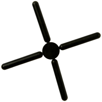 Foldable Silicone Trivet - Black