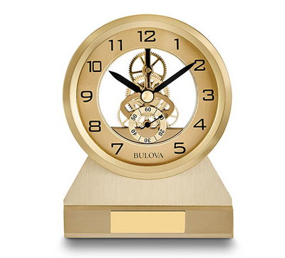 BULOVA GOLDEN EYE DESK CLOCK