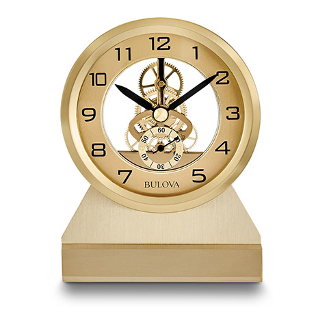 BULOVA GOLDEN EYE DESK CLOCK