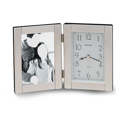 BULOVA FORTE II PHOTO FRAME CLOCK