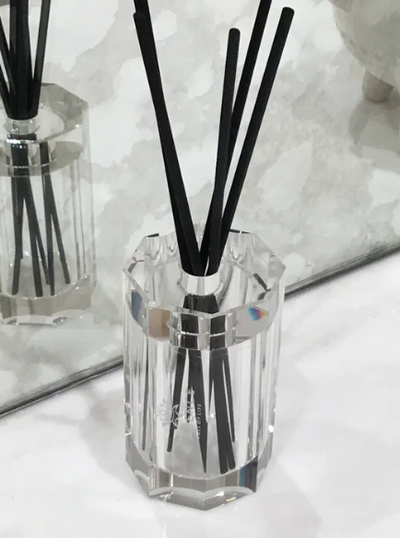 Clear Octagon Shape Reed Diffuser - "Lily Of The Valley" Scent