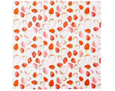 Strawberry Fields Flour Sack Towels