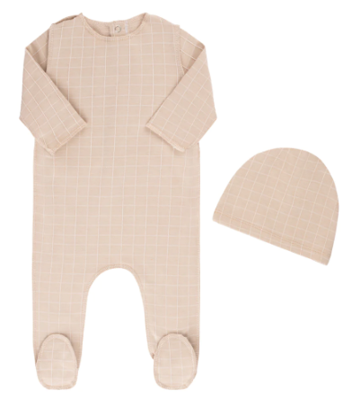 Checkered Footie 3pc Set