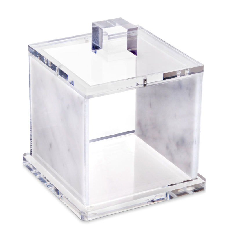 Lucite Marble Canister Cookie Jar