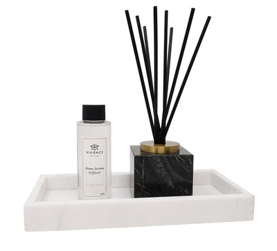 Black Marble Reed Diffuser, "Cold Water" Scent