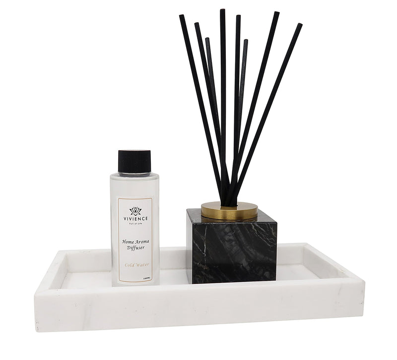 Black Marble Reed Diffuser, "Cold Water" Scent