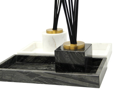 Black Marble Reed Diffuser, "Cold Water" Scent