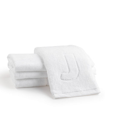 Initial Embossed Finger Towel