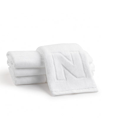 Initial Embossed Finger Towel