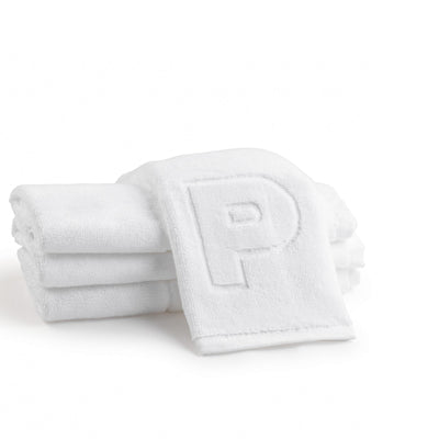 Initial Embossed Finger Towel