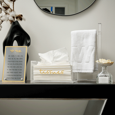 Clear Classic Tissue Box