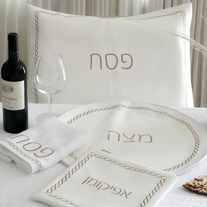 Seder Set Braided Design with Towel