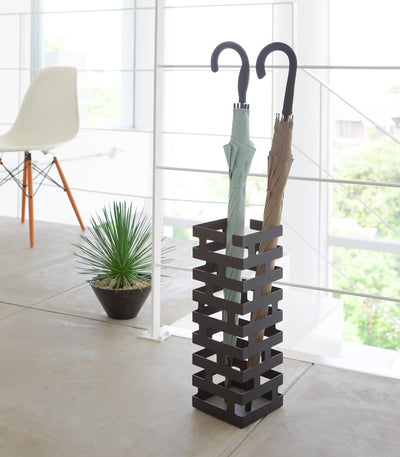 Square Brick Design Steel Umbrella Stand