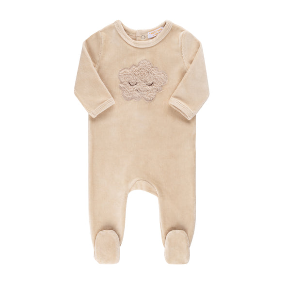 Tricot Bebe Sherpa Footie