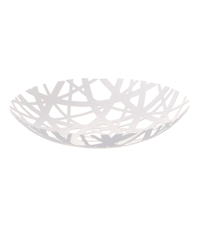 Birds Nest Woven Metal Fruit Basket Bowl