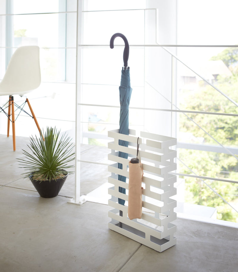 Rectangle Brick Design Steel Umbrella Stand