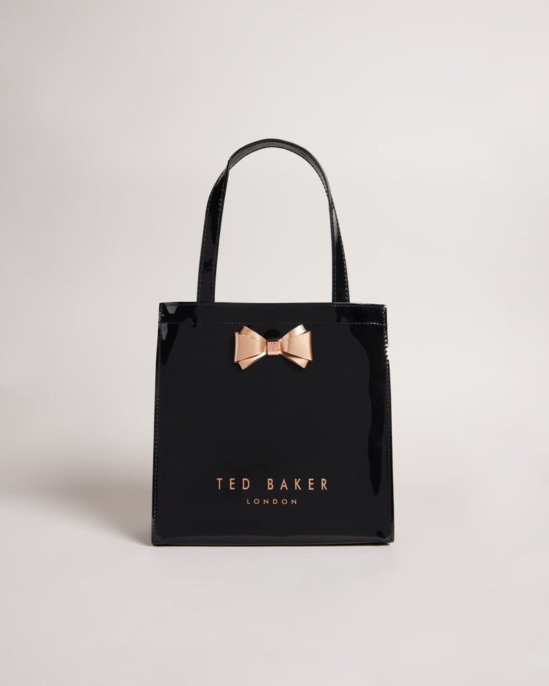 TED BAKER Aracon BLACK Plain Bow Small Icon Bag Decorative Gifts