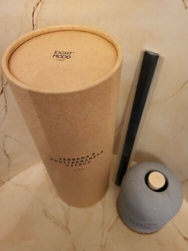 Eight mood Concrete and Cork Diffuser with Verbena and Mediterranean Citrus