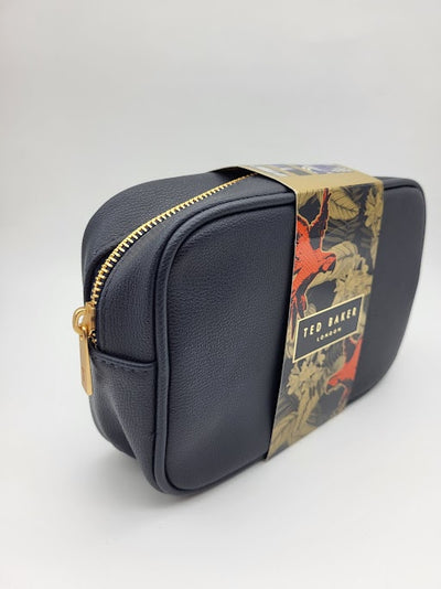 TED BAKER LONDON Men's Navy Travel Washbag with accessories