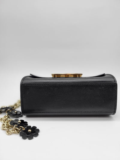 Black Zac Posen Style Genuine leather Evening Bag