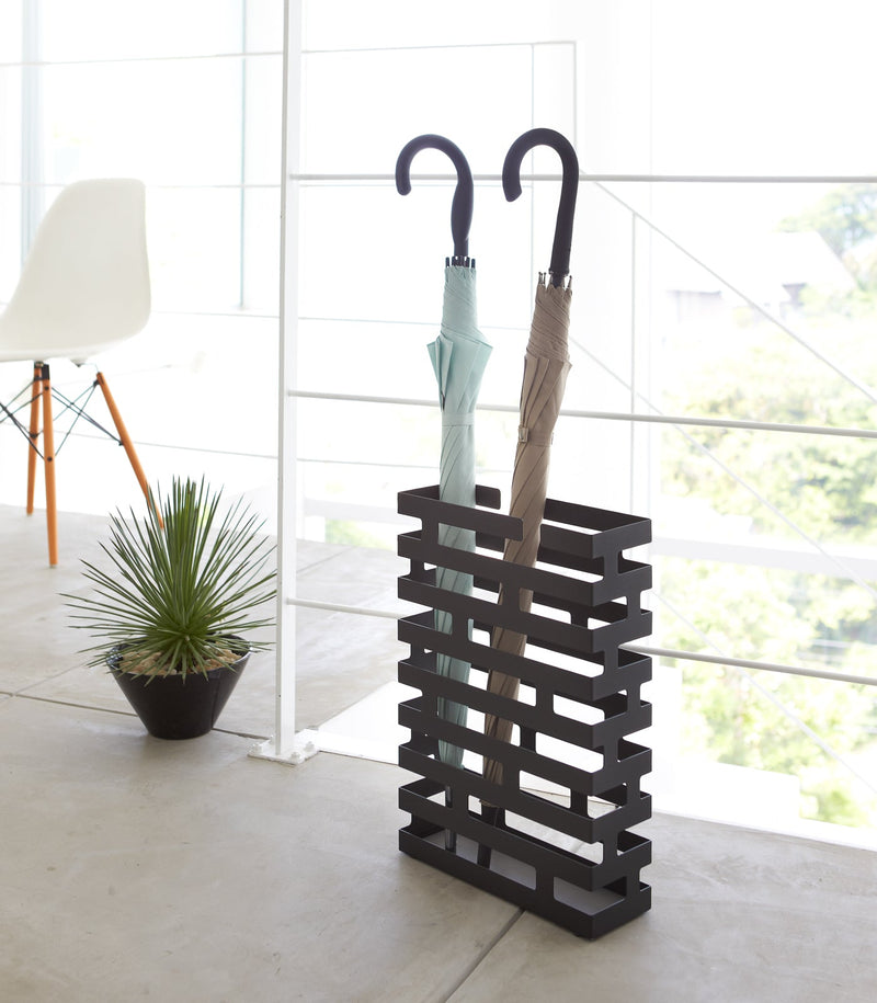 Rectangle Brick Design Steel Umbrella Stand